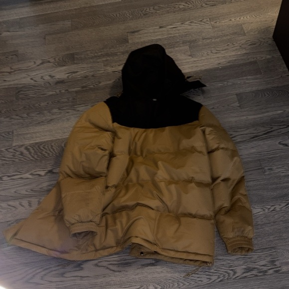 Mountain warehouse tan black men’s snow man insulated puffer winter jacket Sz S - Picture 13 of 15